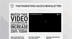 Desktop Screenshot of marketinghacksnews.com