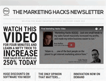 Tablet Screenshot of marketinghacksnews.com